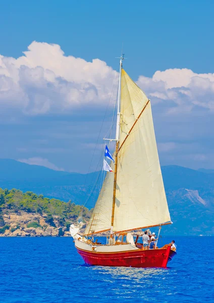 Velero clásico griego —  Fotos de Stock