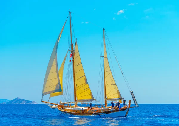 古典的な木製帆船 — ストック写真