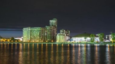 Gece, Rusya, zaman atlamalı (hiper sukut liman bölgesinde boyunca hareket)