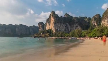 Railay beach, Tayland, zaman atlamalı (hiper sukut)