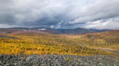 Ural Dağları, Sonbahar, Timelapse