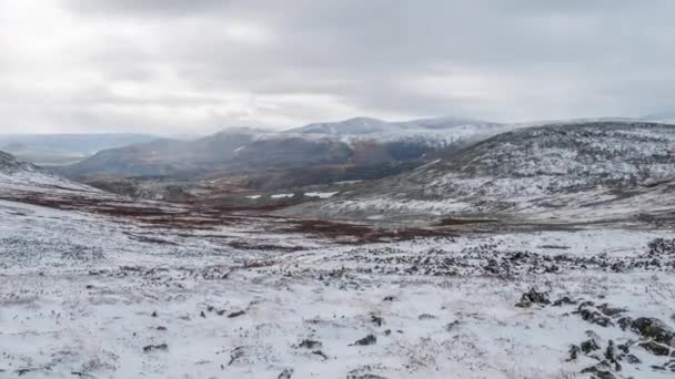 Montanhas Urais, outono, Timelapse — Vídeo de Stock