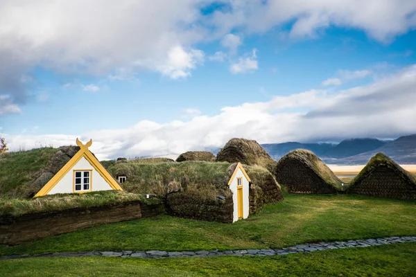 Traditionelles Wikingerhaus — Stockfoto