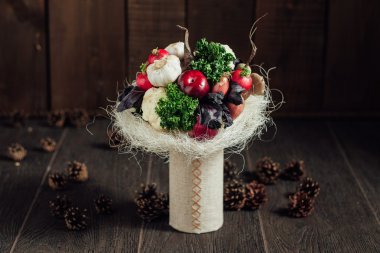 sebze ve meyve özgün buket