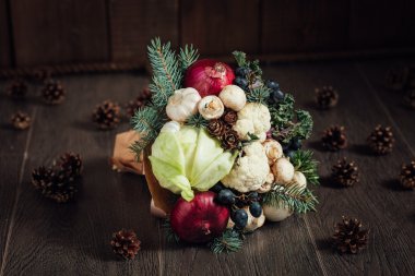 sebze ve meyve özgün buket