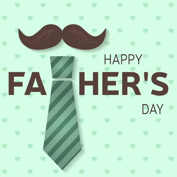 Happy Fathers Day greeting card. Happy Fathers Day poster. Vector illustration.