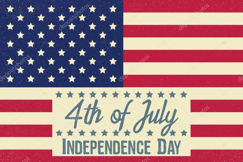 fourth of july independence day greeting card poster flyer
