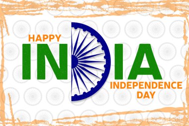Hint bağımsızlık günü tebrik kartı, afiş, el ilanı.