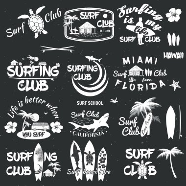 Retro Vintage Rozetleri ve Etiketleri.