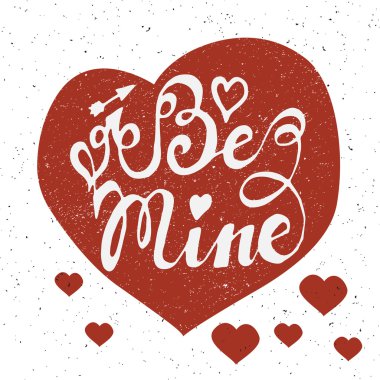 Elle çizilmiş tipografi hipster poster. Şık tipografik poster