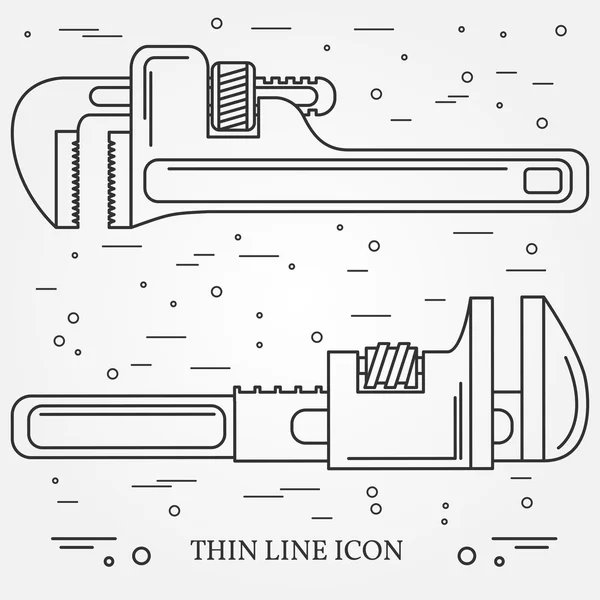 Ícones chave. Chave Ícones Vector. Desenho de Ícones de chave inglesa. Chave —  Vetores de Stock