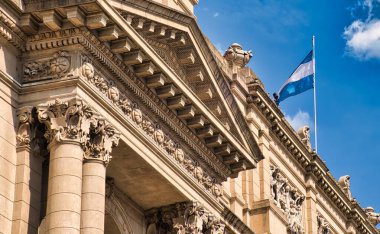 buenos aires, argentina - 28 October 2022: the famous historic building and landmark housing the teatro colon or columbus theater