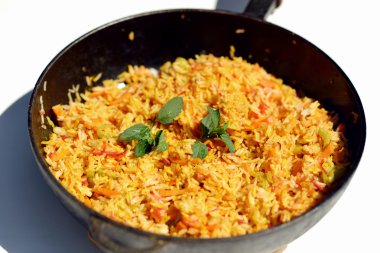 Lezzetli kokulu pilav.