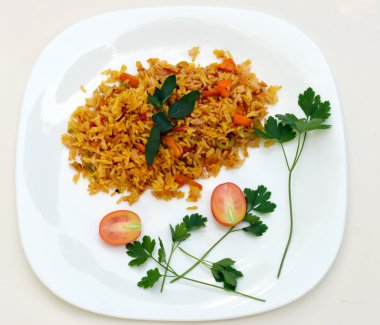 Lezzetli kokulu pilav.