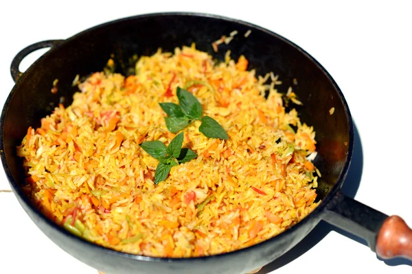 Sabroso pilaf fragante . —  Fotos de Stock