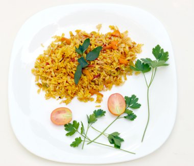 Lezzetli kokulu pilav.