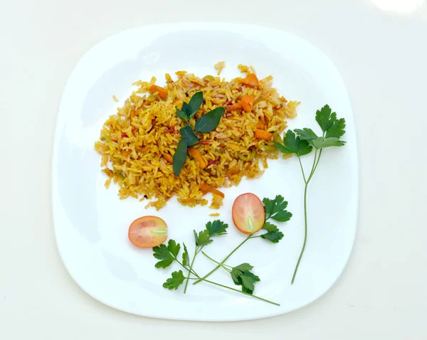 Lezzetli kokulu pilav.