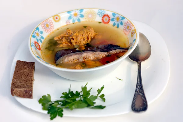 Ear. Fish soup. — Stock Photo, Image