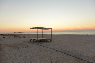 Azak Denizi üzerinde muhteşem günbatımı