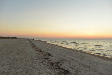 Azak Denizi üzerinde muhteşem günbatımı