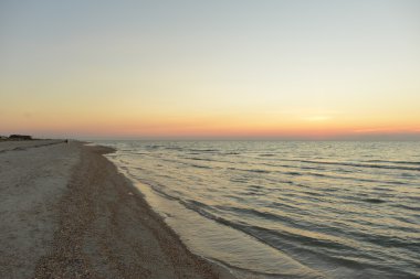 Azak Denizi üzerinde muhteşem günbatımı