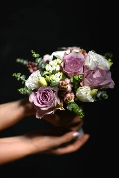 Romantischer Strauß Rosen. — Stockfoto