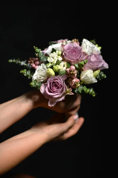 Romantic bouquet of roses.