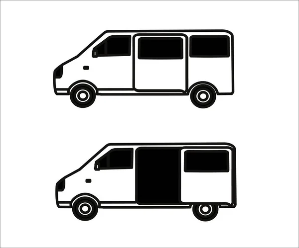 Car Transporting Passengers Symbol Vector Illustration — Stock Vector