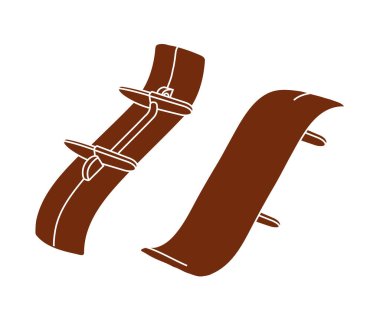 Beyaz arka planda zemin kaide ve kapaklar. Sembol. Vektör illüstrasyonu.