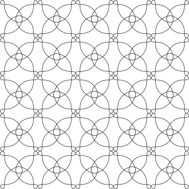Geometric pattern in back and white.