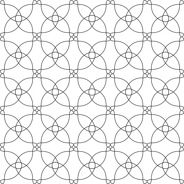 Geometric pattern in back and white. — Stok Vektör
