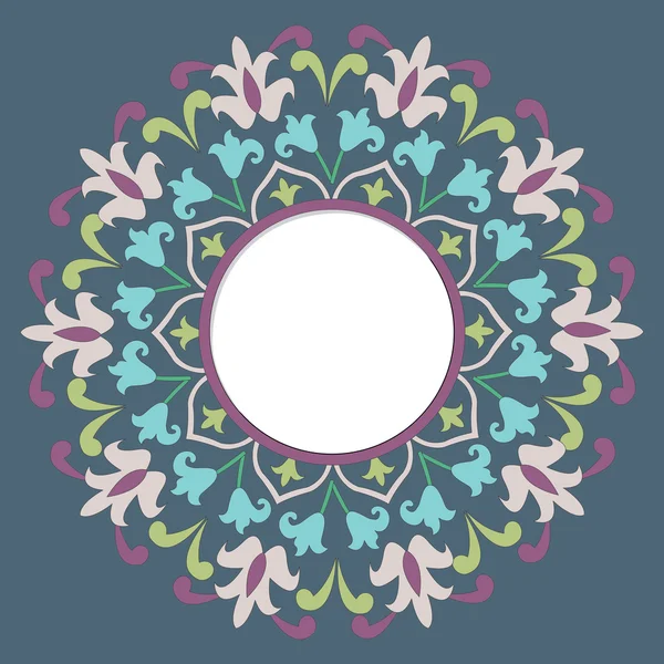 Marco vectorial con mandala — Vector de stock