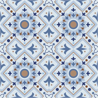 Vektör döşeme Dikişsiz desen arka planı.