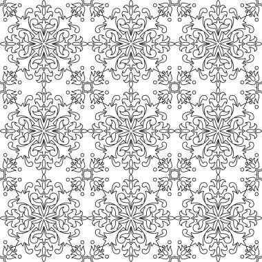 Vektör Dikişsiz desen arka plan siyah ve beyaz.