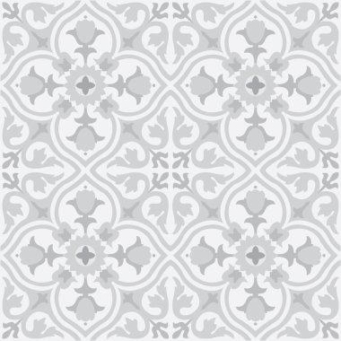 Vektör Dikişsiz desen arka planda gri.