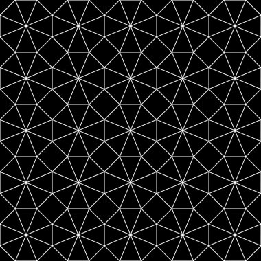 Vektör sorunsuz arka plan siyah ve beyaz. 