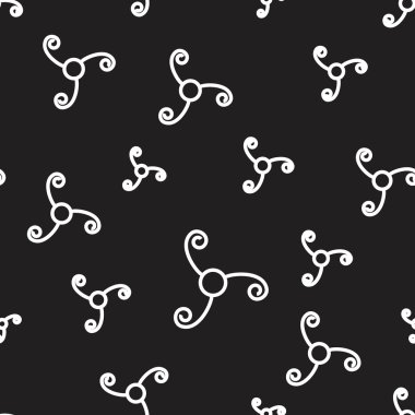 Dikişsiz arka plan siyah ve beyaz. 