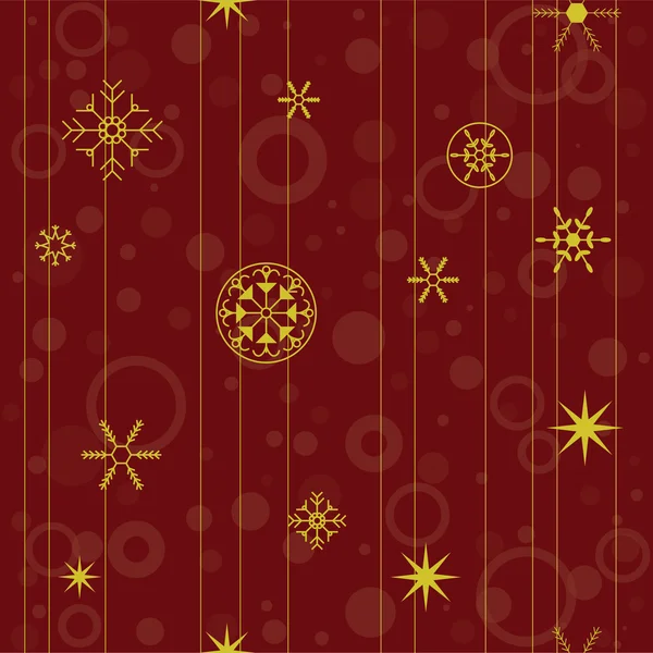 Nahtloses Muster für Weihnachtskarte. — Stockvektor