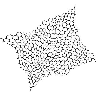 Soyut dalgalı arka plan. Optik yanılsama.