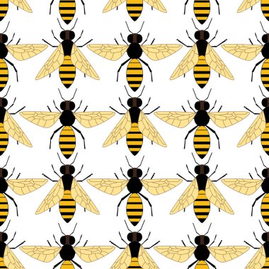 Arılarla kusursuz bir arkaplan.