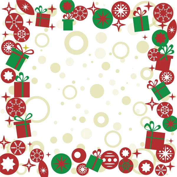 Vector christmas frame. — Stock Vector