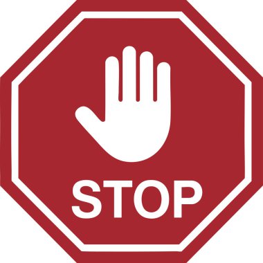 Dur işareti trafik işaretleri