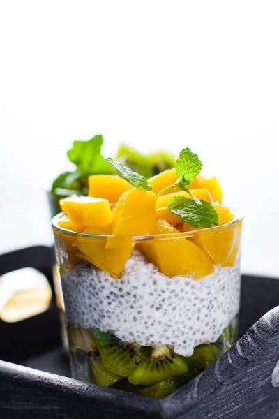 Dietetic dessert, fruit salad. — Stok Foto