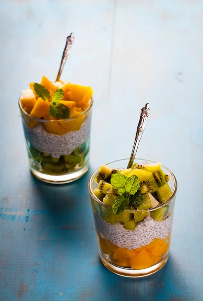 Dietetic dessert, fruit salad. — Stok Foto