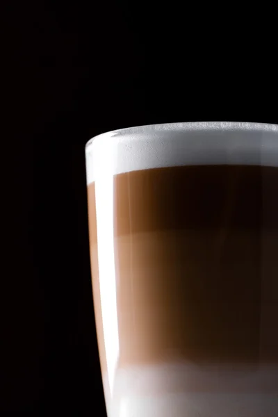 Kopi latte macchiato asli — Stok Foto