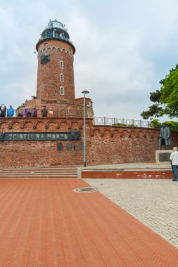 Deniz feneri Kolobrzeg, Polonya.