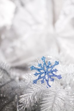 Gümüş Noel dekorasyon