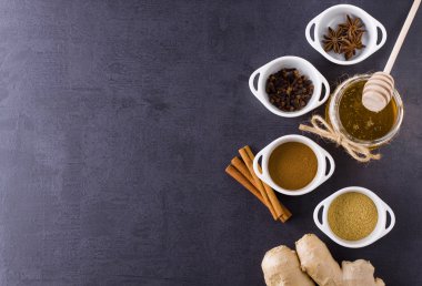 Oryantal renkli baharat