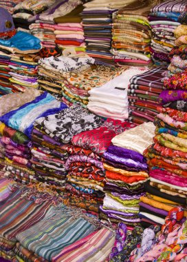 Morooco piyasada geleneksel tulum.