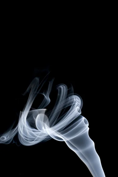 Vit mjuk rök — Stockfoto